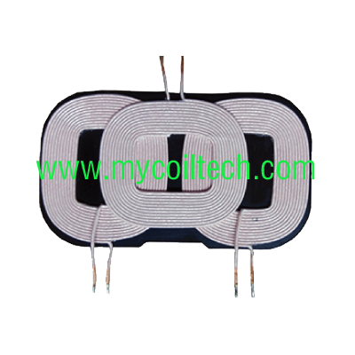 98.0mm x 56.0mm x 3.8mm  Transmitter Triple Coil Array