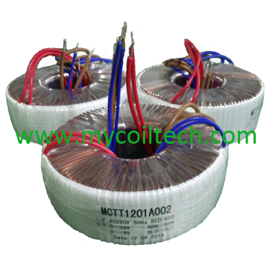 Toroidal transformer Power in 30 VA to 2000 VA